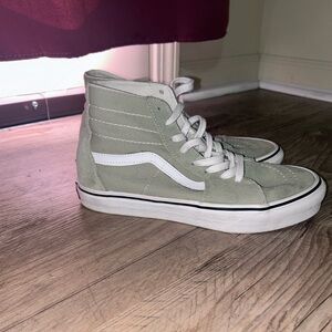 Vans Sage Green High-Top Sneakers